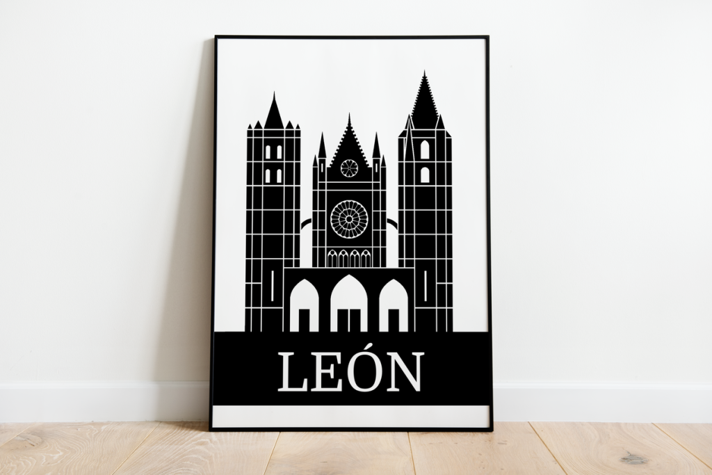 Cuadro Mosaico Catedral de León