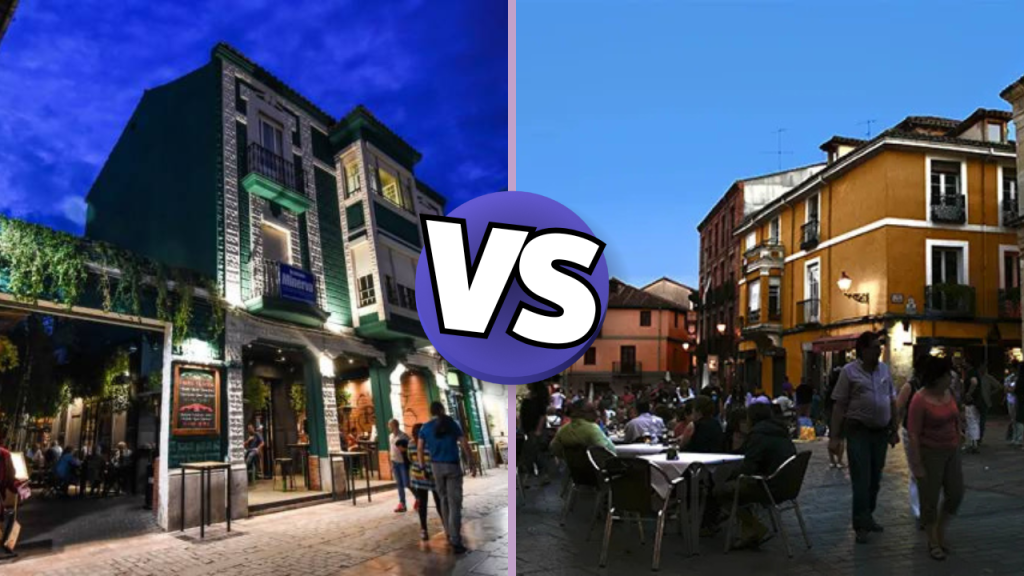 Miniatura de YouTube Youtuber Vlog Colorido ¿Barrio Húmedo o Barrio Romántico? ¿Cuál Elegir?