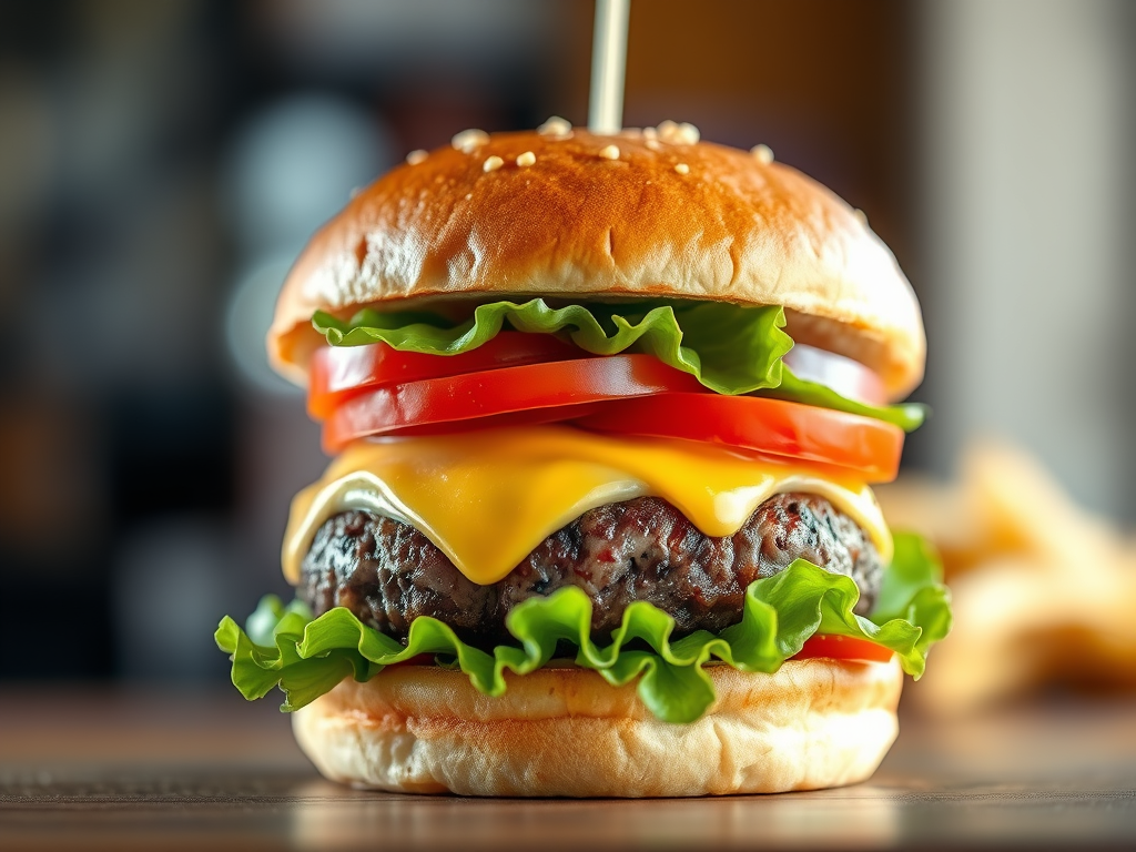 hamburguesa premium con 5 estrellas de valoracion Las Hamburgueserías Mejor Valoradas de León: Un increíble Recorrido por Sabores Únicos en 2025