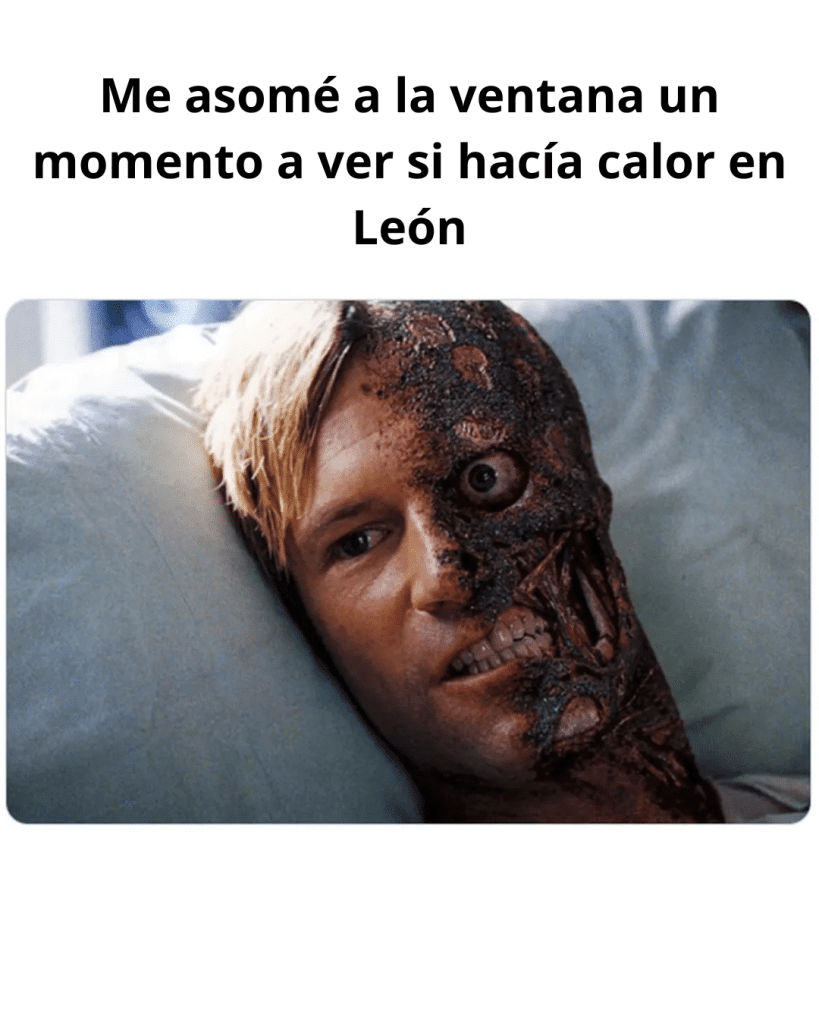 Ola de calor en León