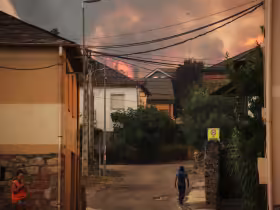 incendio en las médulas León - cazurreo. el monte no olvida