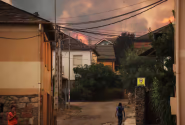 incendio en las médulas León - cazurreo. el monte no olvida